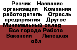 Резчик › Название организации ­ Компания-работодатель › Отрасль предприятия ­ Другое › Минимальный оклад ­ 1 - Все города Работа » Вакансии   . Липецкая обл.